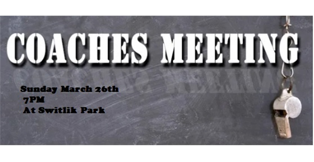Spring 2023 Coaches Meeting